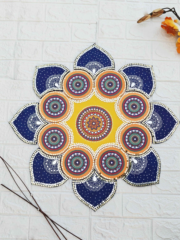 Designer artificial flower rangoli for diwali festival | diwali rangoli | artificial rangoli | diwali gifts