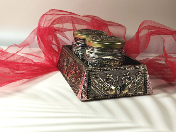 Luxurious Meenakari Dry Fruit Box Set  Perfect for Storing & Serving Dry Fruits