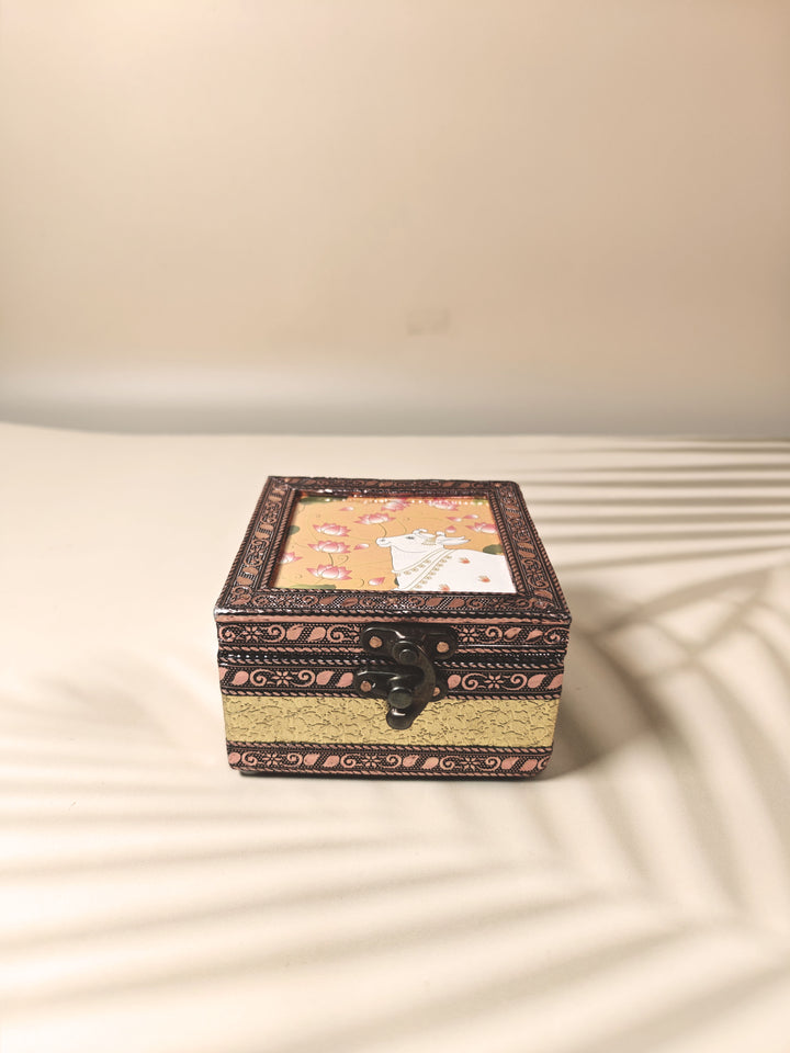 gift box, wedding gift box, storage box,meenakari box