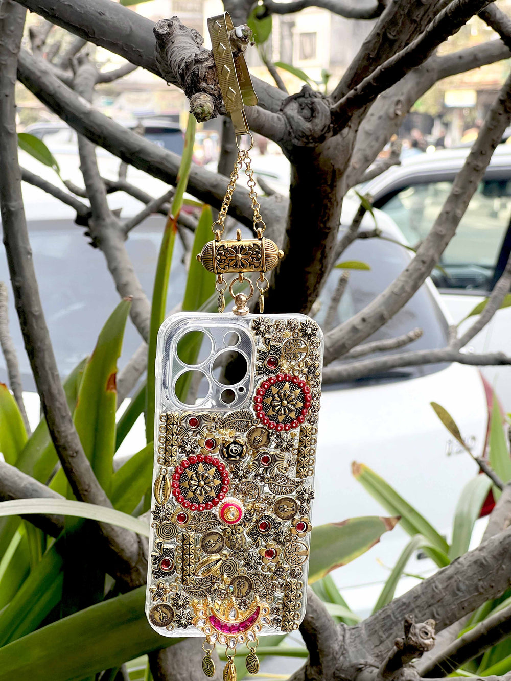 Resin Art Phone Case Luxury Handcrafted Designer Mobile Cover With